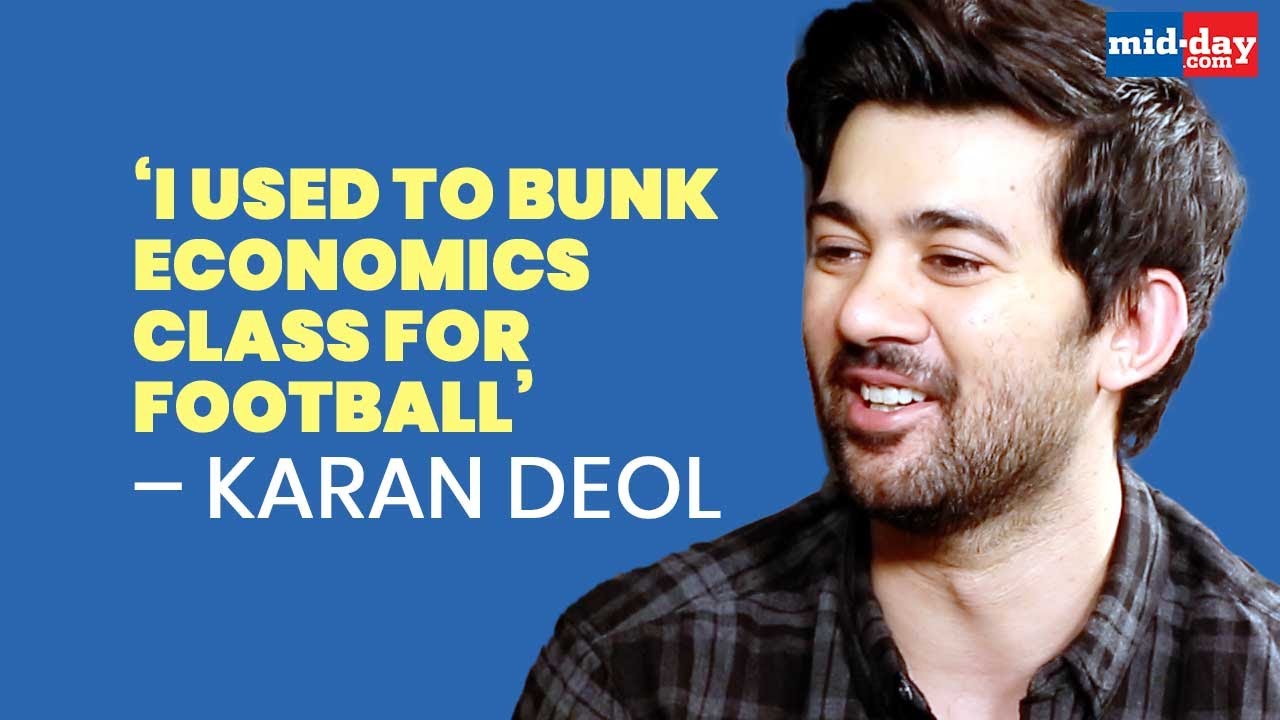 ‘I used to bunk economics class for football,’ Karan Deol