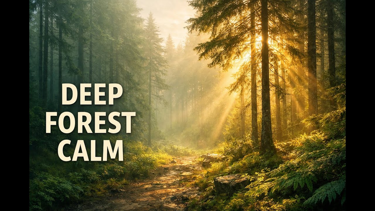 Deep Forest Ambience | Calm Nature Sounds for Relaxation, Focus & Sleep
