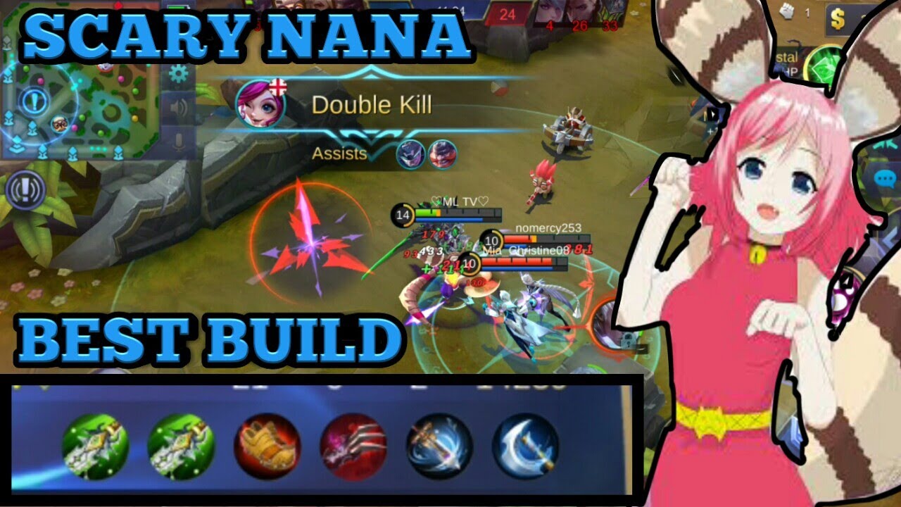 SCARY NANA BUILD | NANA BEST PHYSICAL BUILD | NANA TROLL BUILD | MOBILE LEGENDS NANA