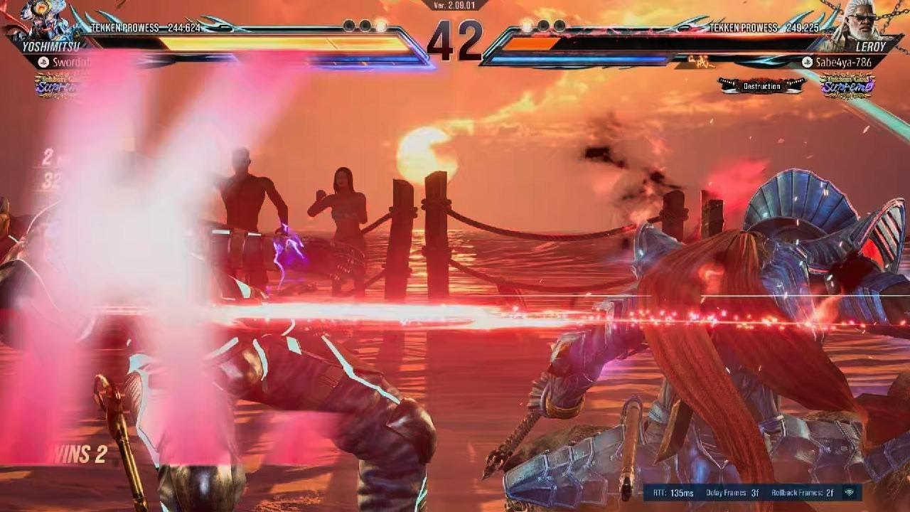 Yoshi destroys a lobby