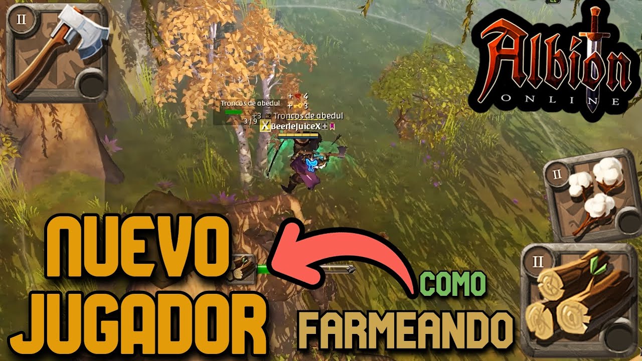 Sesión de Farmeo si eres Nuevo Jugador SIN PREMIUM | Albion Online | 1 Hora