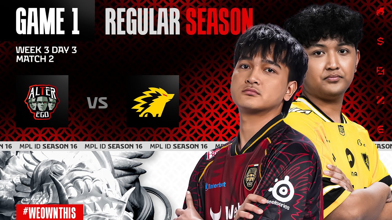ALTER EGO vs ONIC | Regular Season Week 3 Day 3 | Game 1 | #MPLIDS16