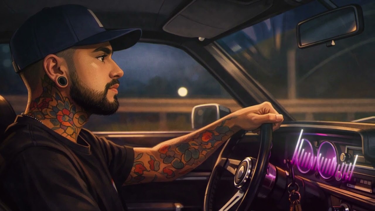 Midnight Drive Mood – Chill Rap • 420 Vibe Music • Bluesy Hip-Hop • Stoner Mood