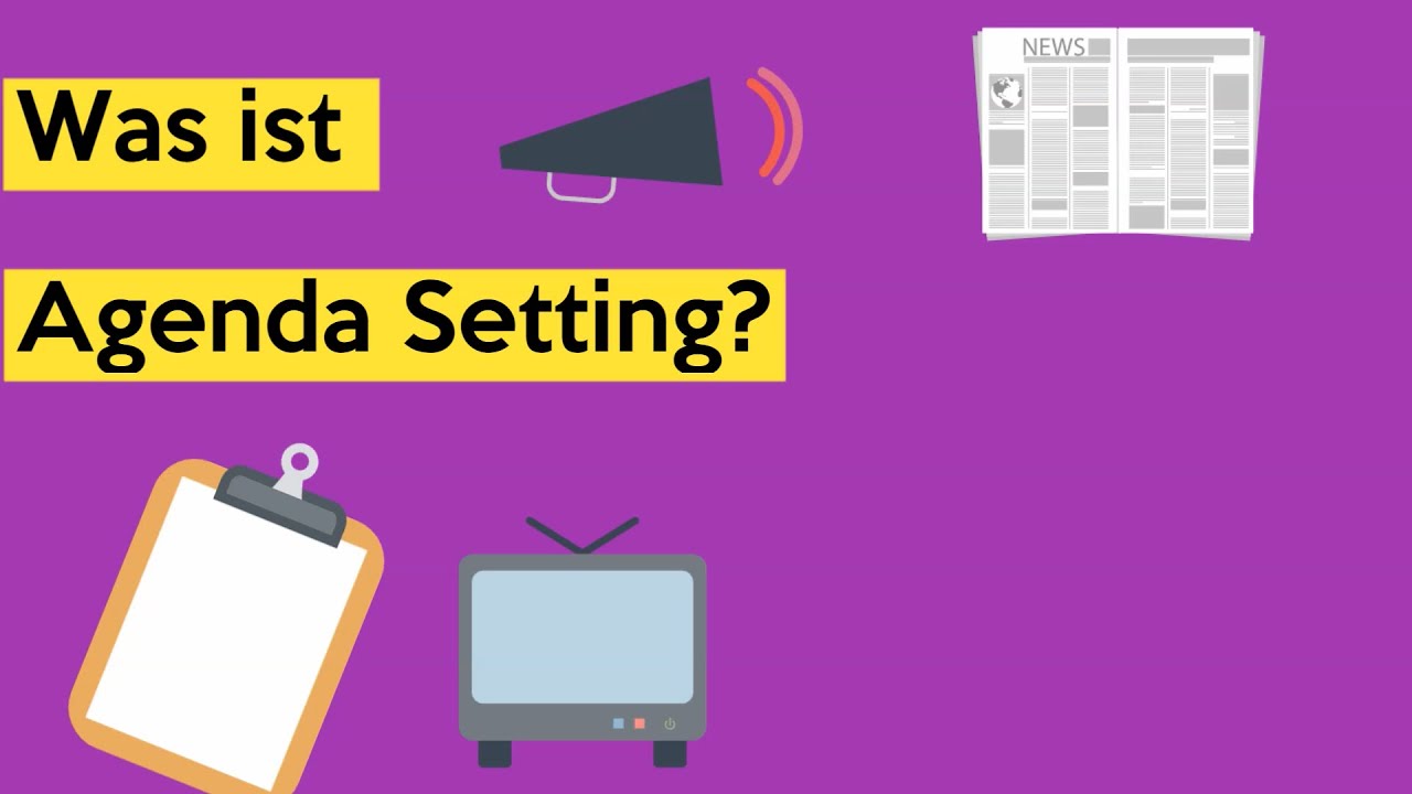 Was ist Agenda Setting? | Medien und Kommunikation | Pocket University