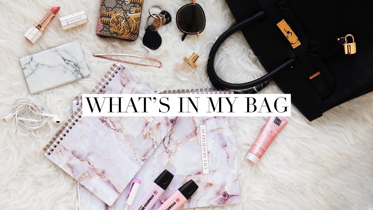 WHAT'S IN MY SCHOOL BAG + GIVEAWAY | Back To Law School/University 2018
