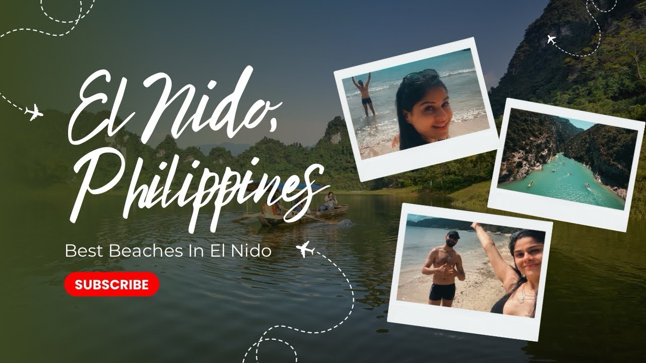 Road to El Nido, Palawan 🌴🚙 and 3 Gorgeous Beaches in El Nido-Philippines you just CANNOT MISS ❌🐚🌊