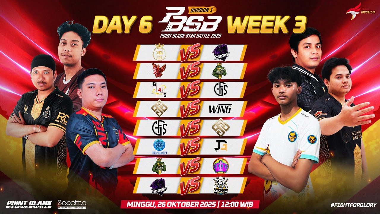 POINT BLANK STAR BATTLE DIVISI 1 [DAY 6]