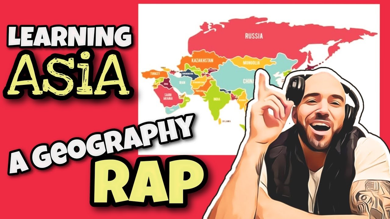 Countries of Asia 🎵 | Learning The 5 Regions of Asia ( FUNdamental RAPS ) World Geography