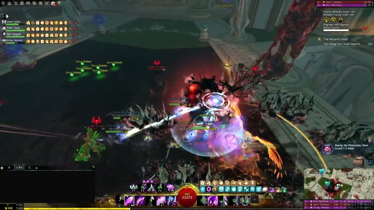 [Guild Wars 2] 241225 Fractal; Power Virtuoso; 100cm (Rage)