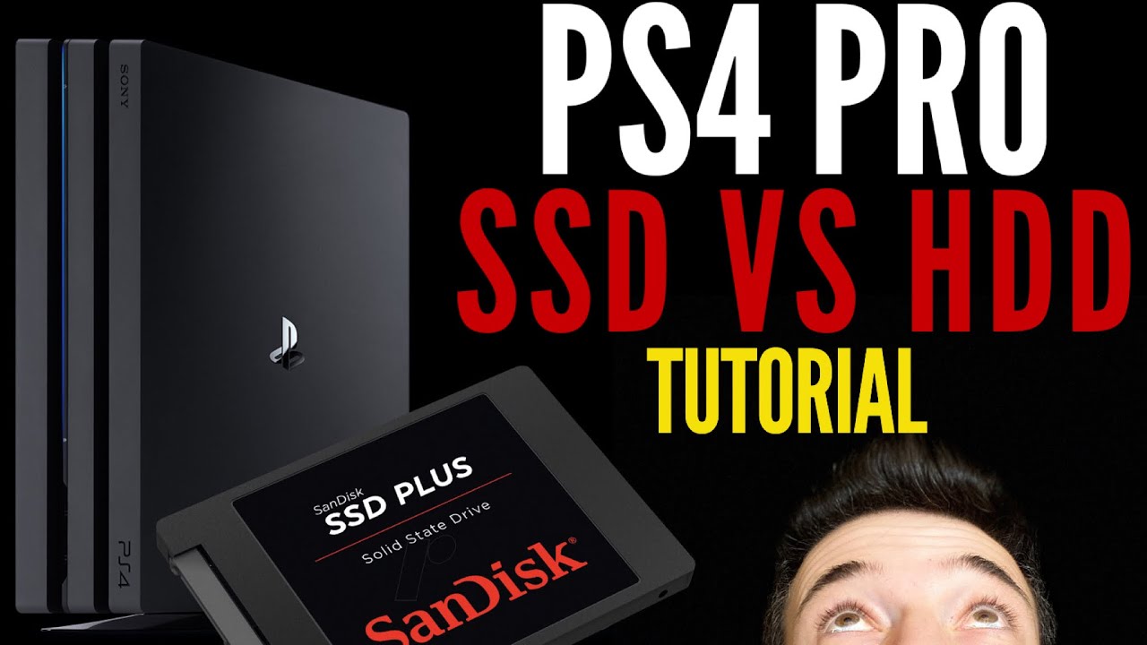PS4 PRO SSD vs HDD | TUTORIAL