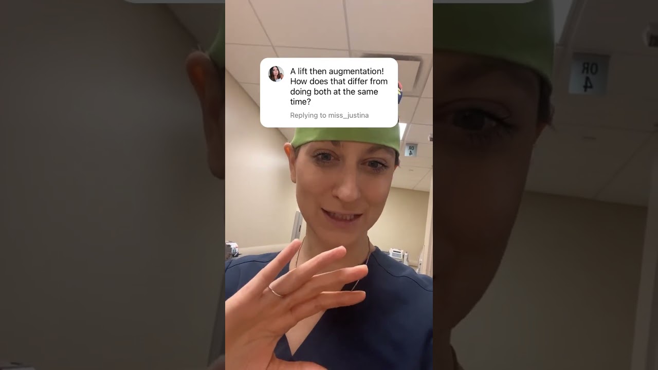 Breast Lift with Augmentation
