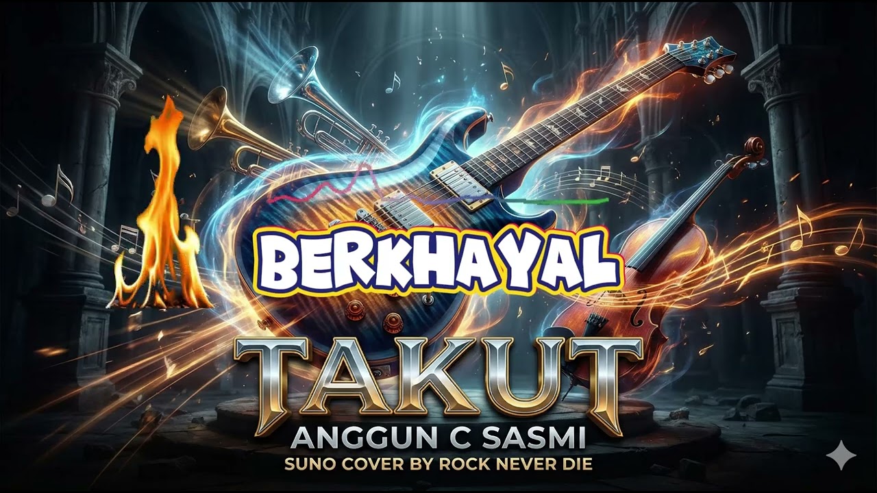 Takut – Anggun C Sasmi (Symphonic Power Metal Cover) | Suno Cover by Rock Never Die