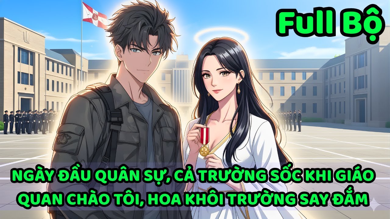NG&Agrave;Y ĐẦU QU&Acirc;N SỰ, CẢ TRƯỜNG SỐC KHI GI&Aacute;O QUAN CH&Agrave;O T&Ocirc;I, HOA KH&Ocirc;I TRƯỜNG SAY ĐẮM | Full Bộ