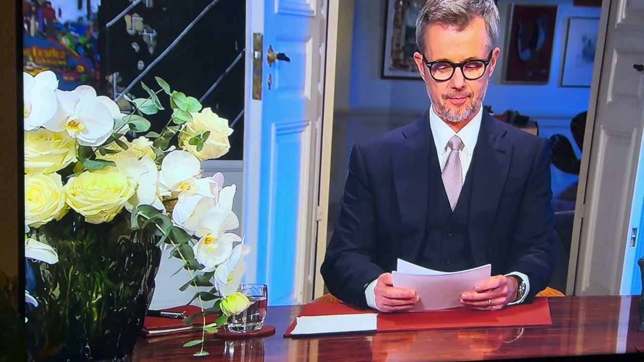 King Frederik of Denmark nytårs tale #denmark #kongelig #kongfrederik
