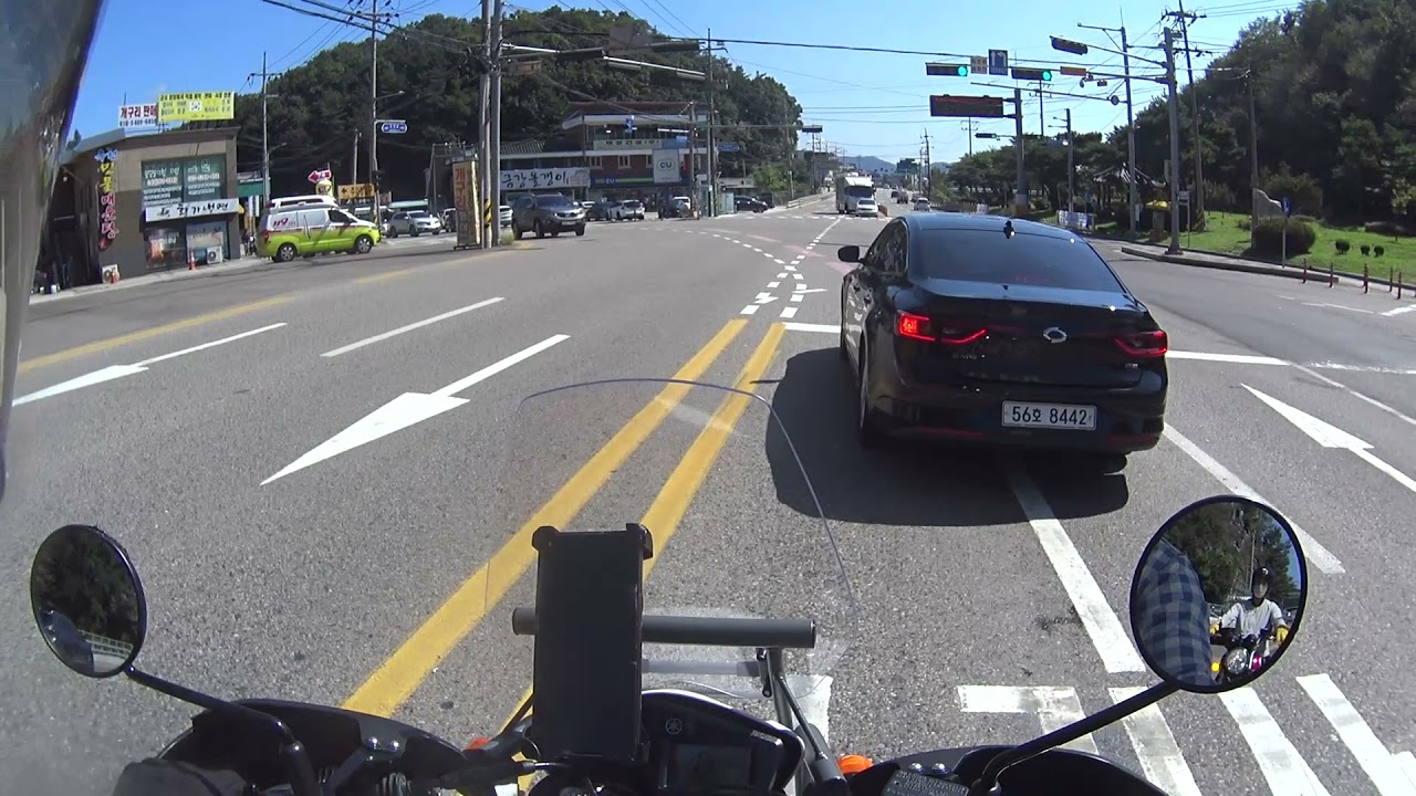 XT250 Serow250 세로우250 도로 주행 영상 순정배기음