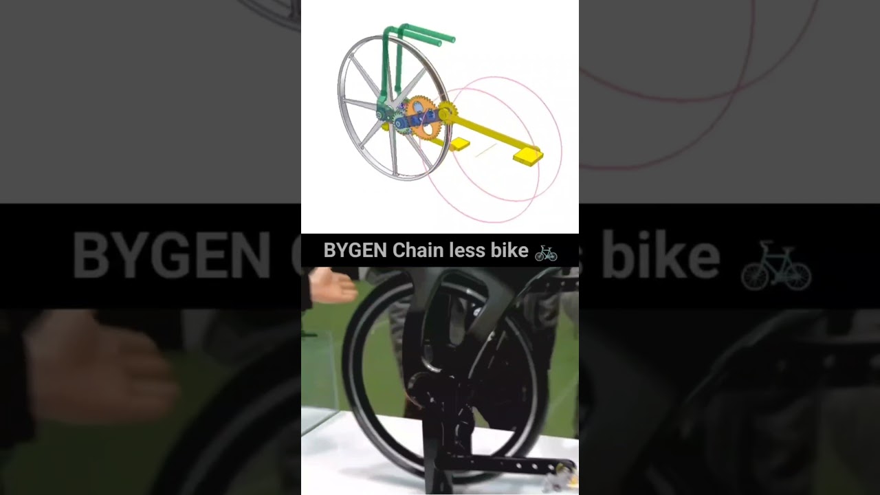 BYGEN hub chainless cycle #automobile #machine #engineering #technology #tech #bike #bikelover