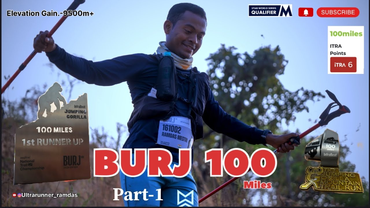 Burj 100 miles | Podium Finish 🥈| ITRA race | UTMB World Series Qualifier race | Part 1