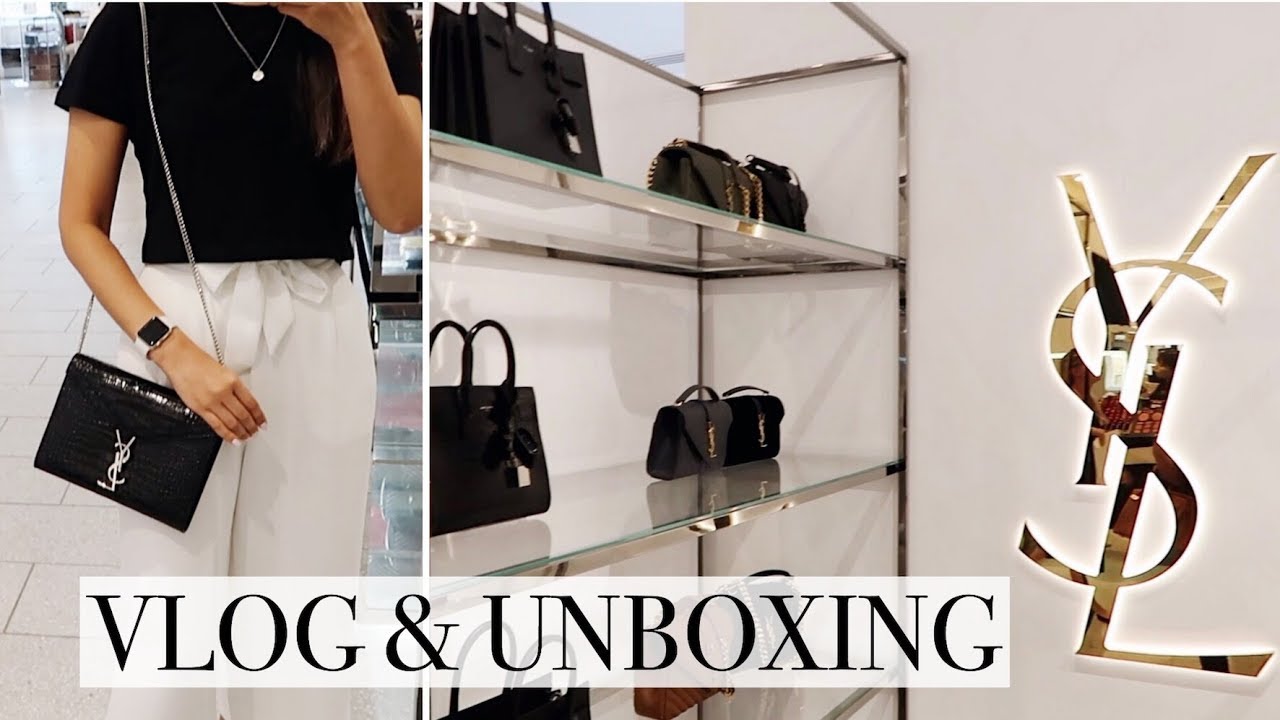 Shopping VLOG & YSL Unboxing! Check out my bestie's Birkin from Paris!