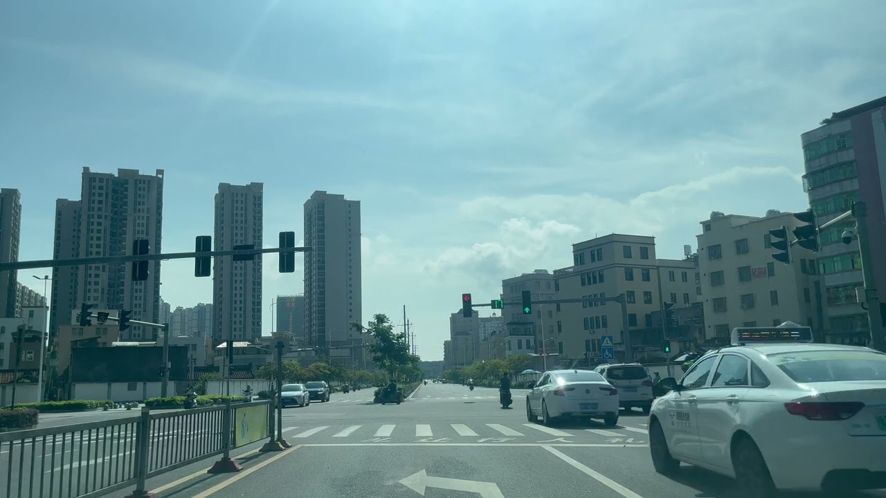 Street scene in China, Miancheng Town, Chaoyang District, Shantou City, Guangdong Province