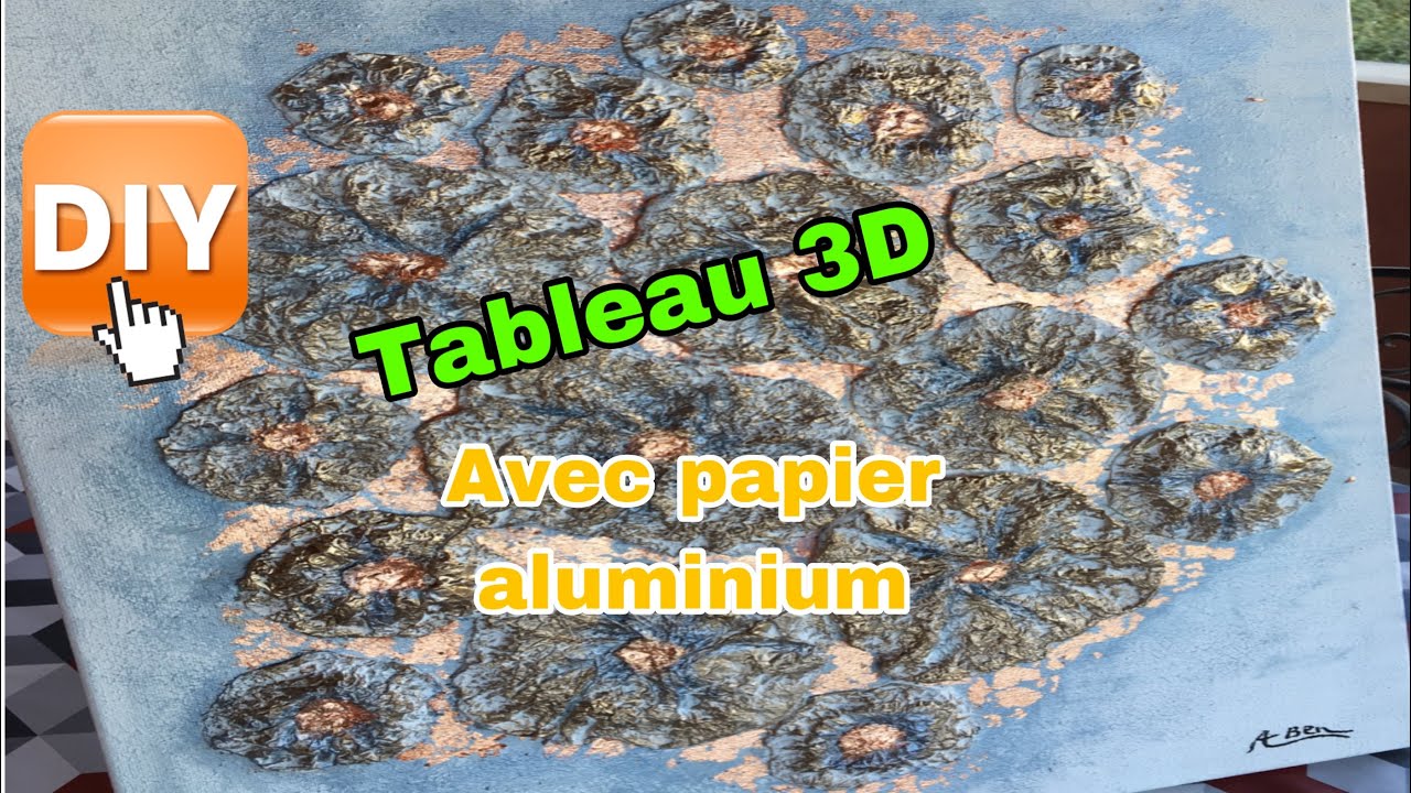 #diy tableau 3D reliefs ,idée💡 peinture acrylique \acrilyca للمبتدئين ✨لوحة ثلاثية الابعاد اصنعيها