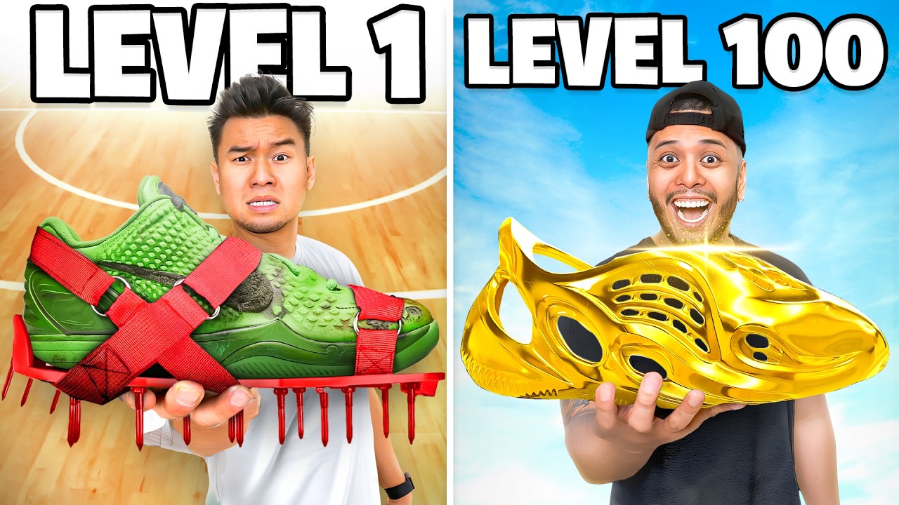 Testing Level 1 to 100 Basketball Shoes!