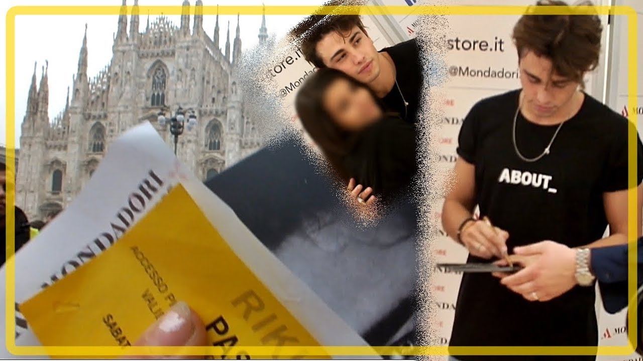 Riki -MANIA Instore firmacopie Milano/Mondadori alcune fan che firmano