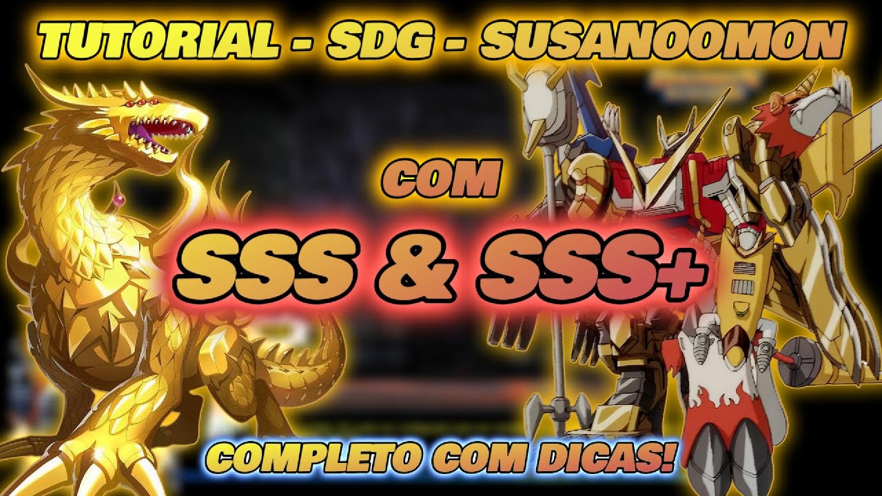 TUTORIAL - SDG - FAZENDO COM 3S ou 3S+ - Completo com Dicas | LDMO - DIGIMON MASTERS ONLINE