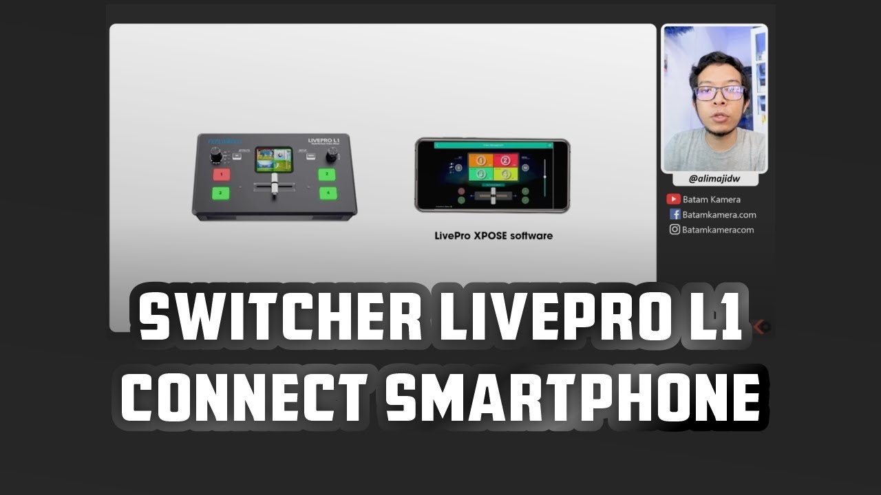 Cara Menyambungkan Switcher Feelworld Live Pro L1 ke Smartphone Pake Wireless Untuk Controller