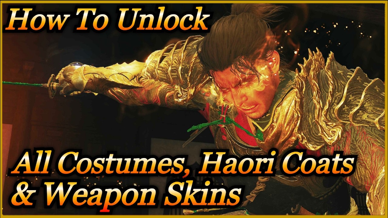 HOW TO UNLOCK ALL COSTUMES & WEAPON SKINS - Onimusha Way Of The Sword
