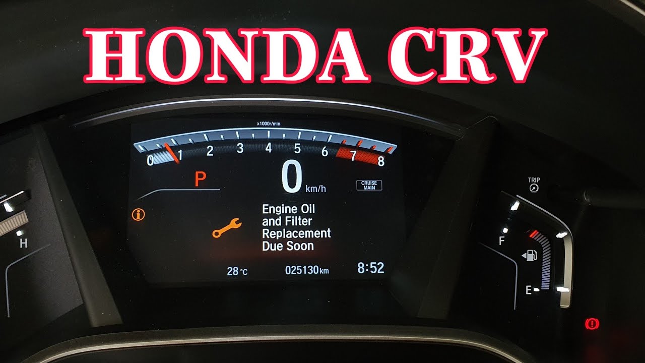 Cách reset đèn báo thay nhớt trên HONDA CRV @KENHKIENTHUCOTO