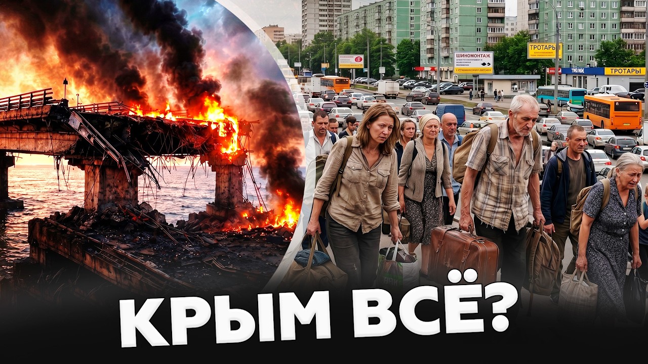 ⚡️ПУТИ к отступлению ОТРЕЗАНЫ: россияне ПОКИДАЮТ Крым! На России стихия СНОСИТ ДОМА (ВИДЕО)!