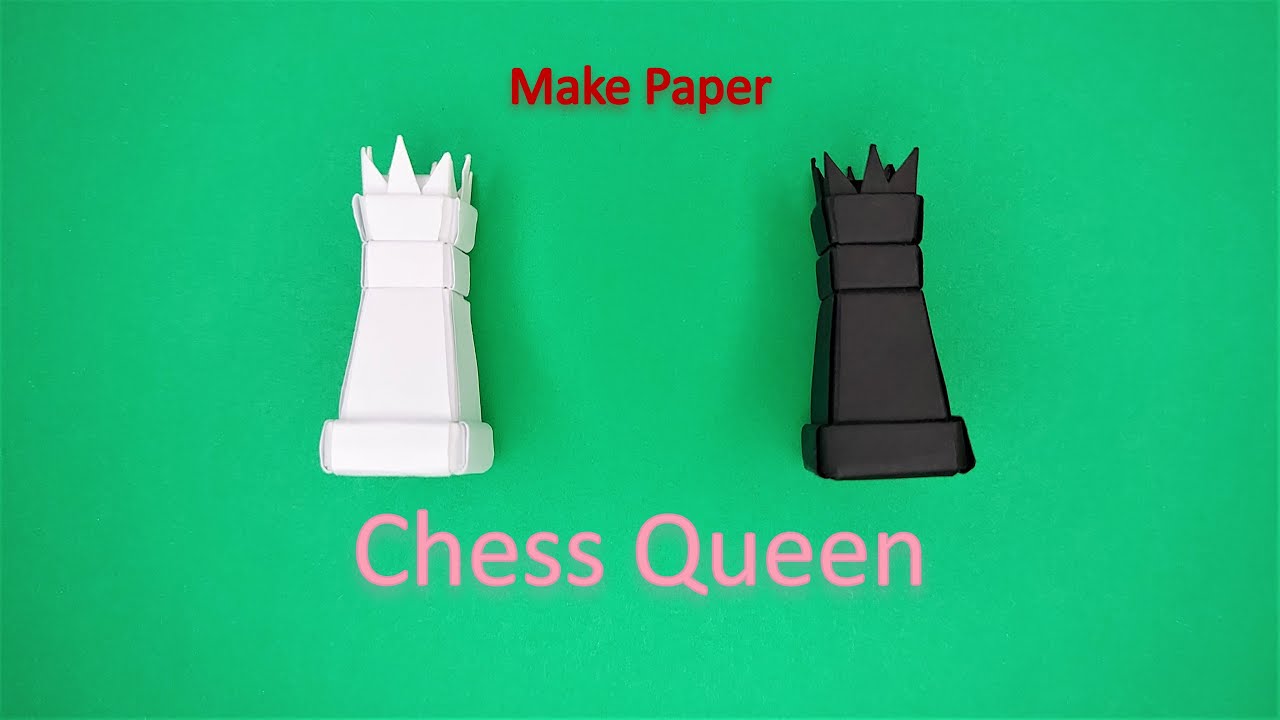 How to Make Paper Chess Piece Queen | Origami Bricks and Tiles
