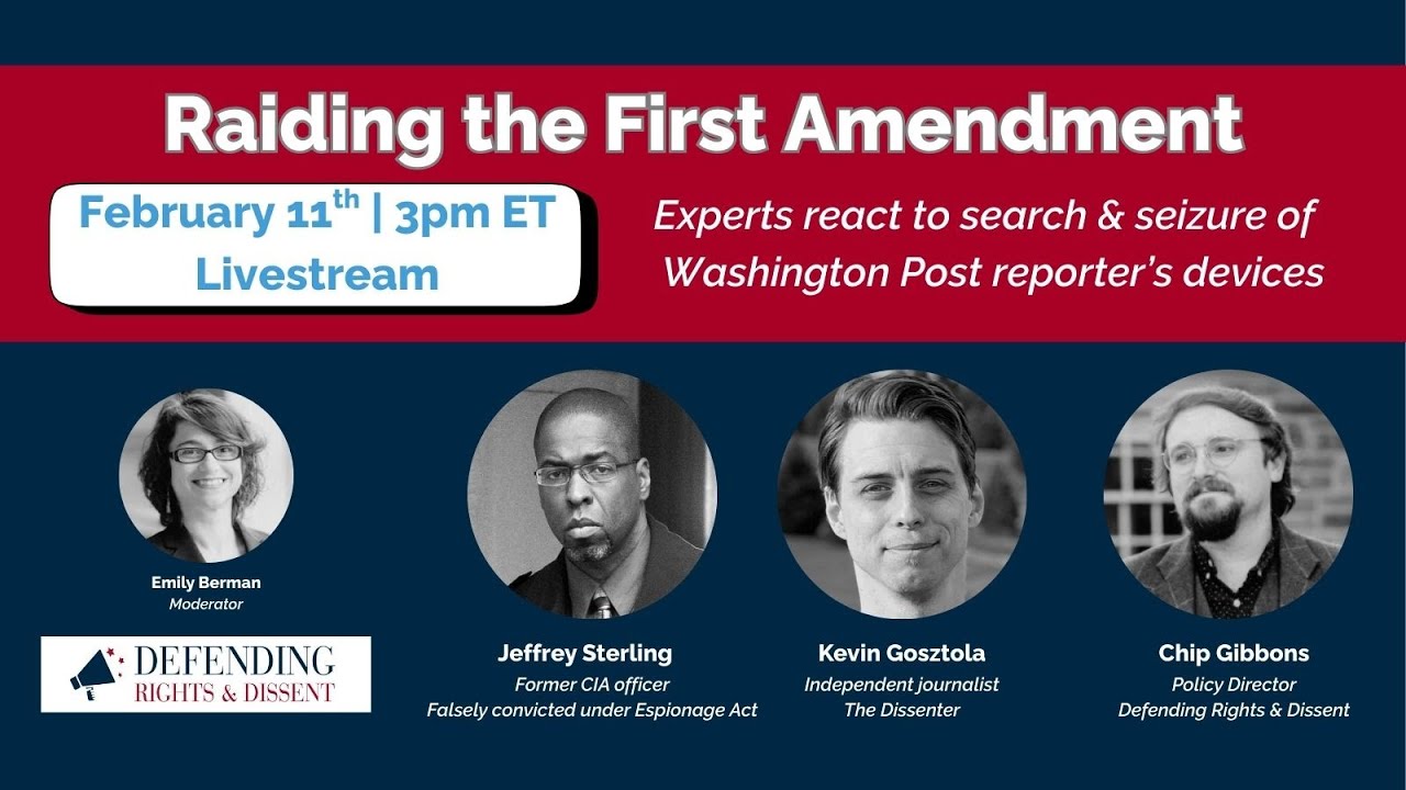 Raiding the First Amendment