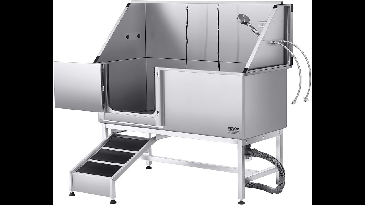 Review: VEVOR 62&rdquo; Stainless Steel Dog Washing Station: Professional Pet Grooming Tub