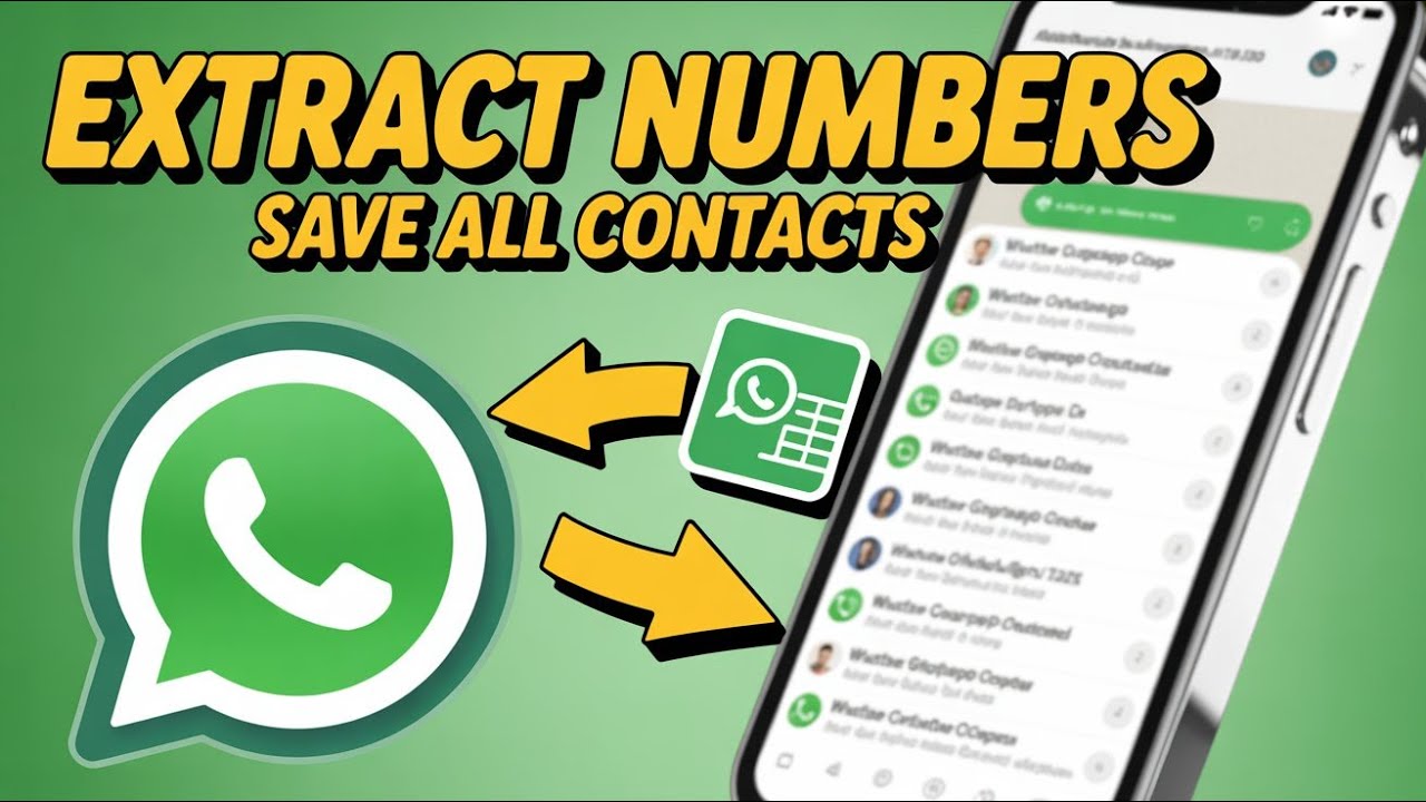How to Extract WhatsApp Group Numbers 2025 | Export WhatsApp Contacts to Excel (Easy Method)