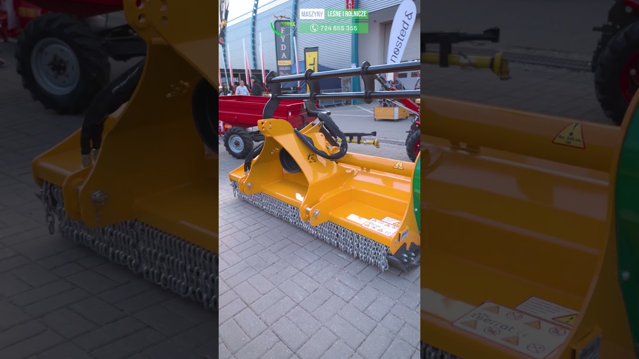 Mulczery leśne i kosiarki rolnicze - wystawa Aurox na AgroTech 24 #maszynyrolnicze #maszynyleśne