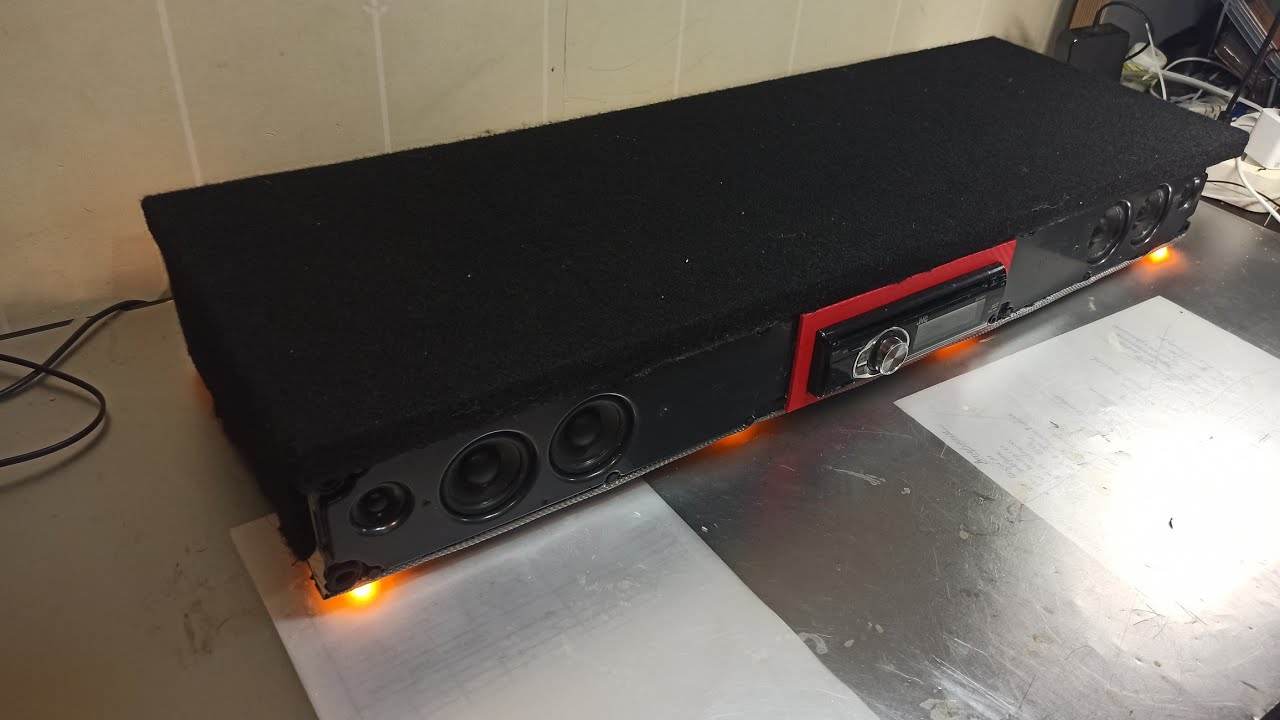 САМОДЕЛЬНЫЙ САУНДБАР!!! ИЗ ХЛАМА!!! DIY SOUNDBAR 