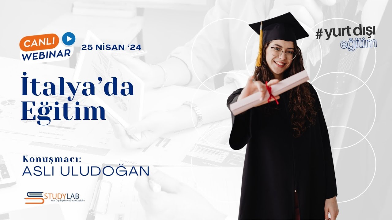 İtalya'da Eğitim / Studylab Webinar Series 25.04.24