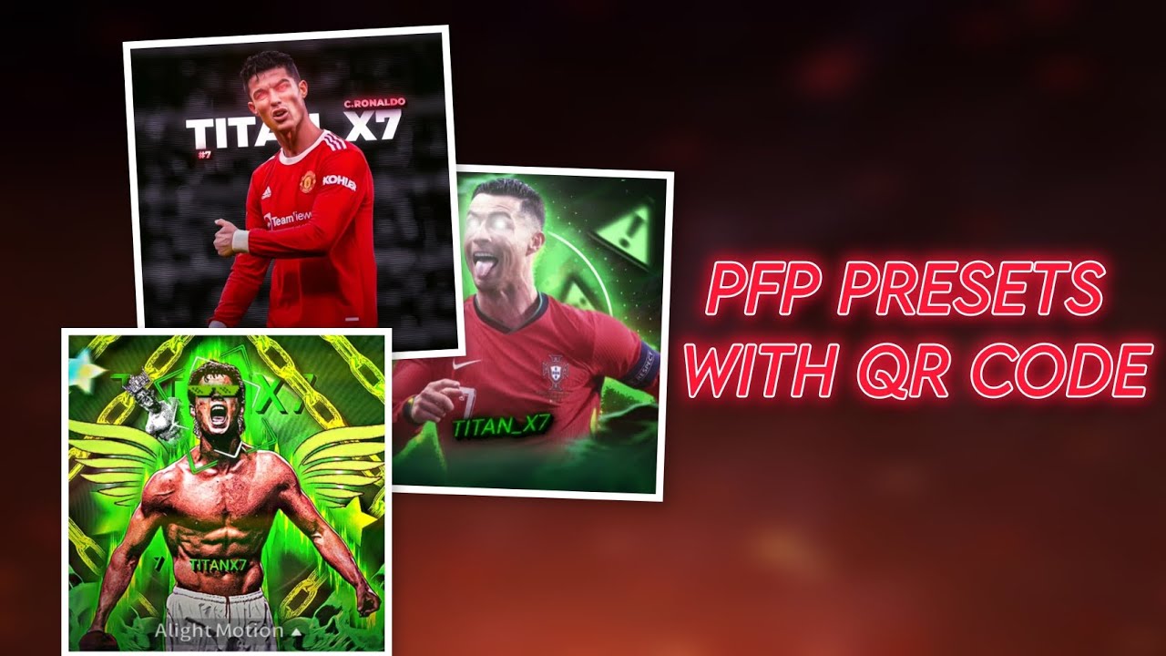 Free pfp presets in Alight Motion🤩🔥
