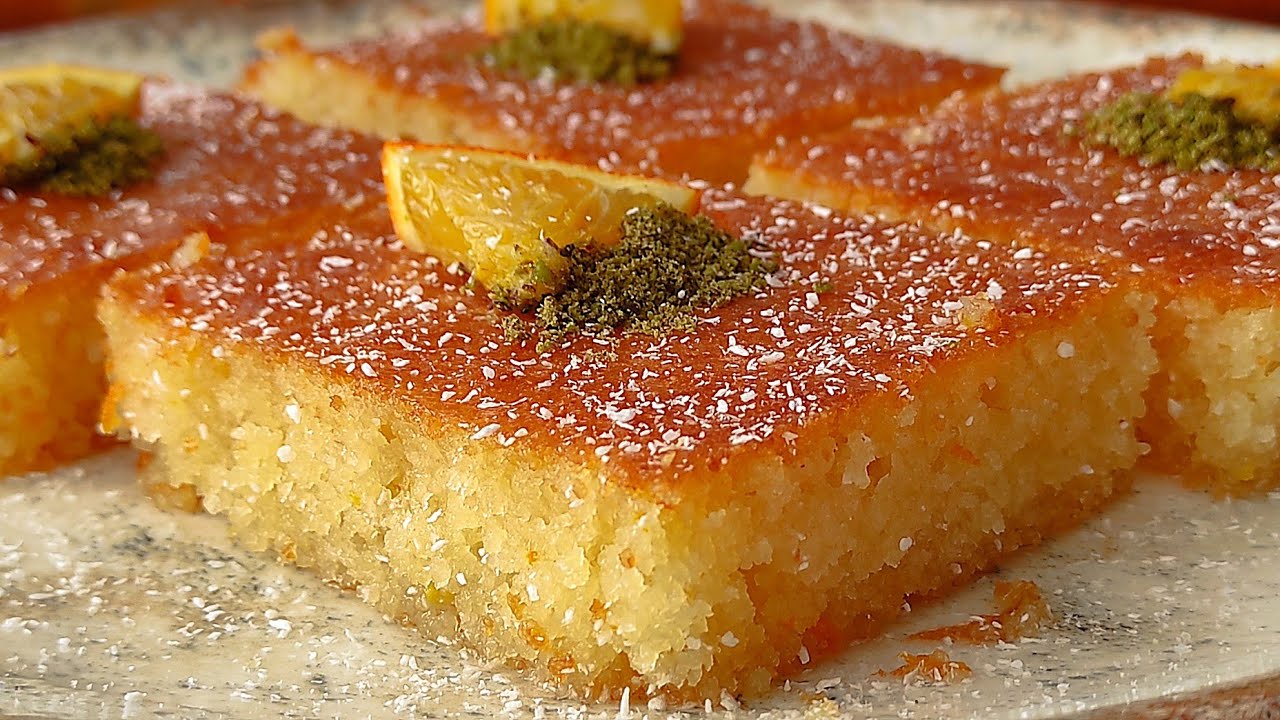 BU TARİFİ GÖRÜR GÖRMEZ YAPIN 🥰EN GARANTİ ŞERBETİNİ TAM ÇEKEN TAM ÖLÇÜ 😋 PORTAKALLI REVANİ TARİFİ ‼️