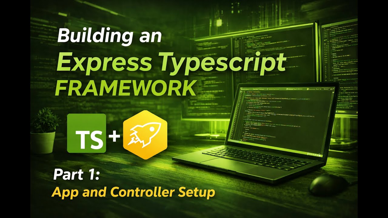 Chapter 1 : App and Controller Setup with DI | Express and TypeScript | Building a framework