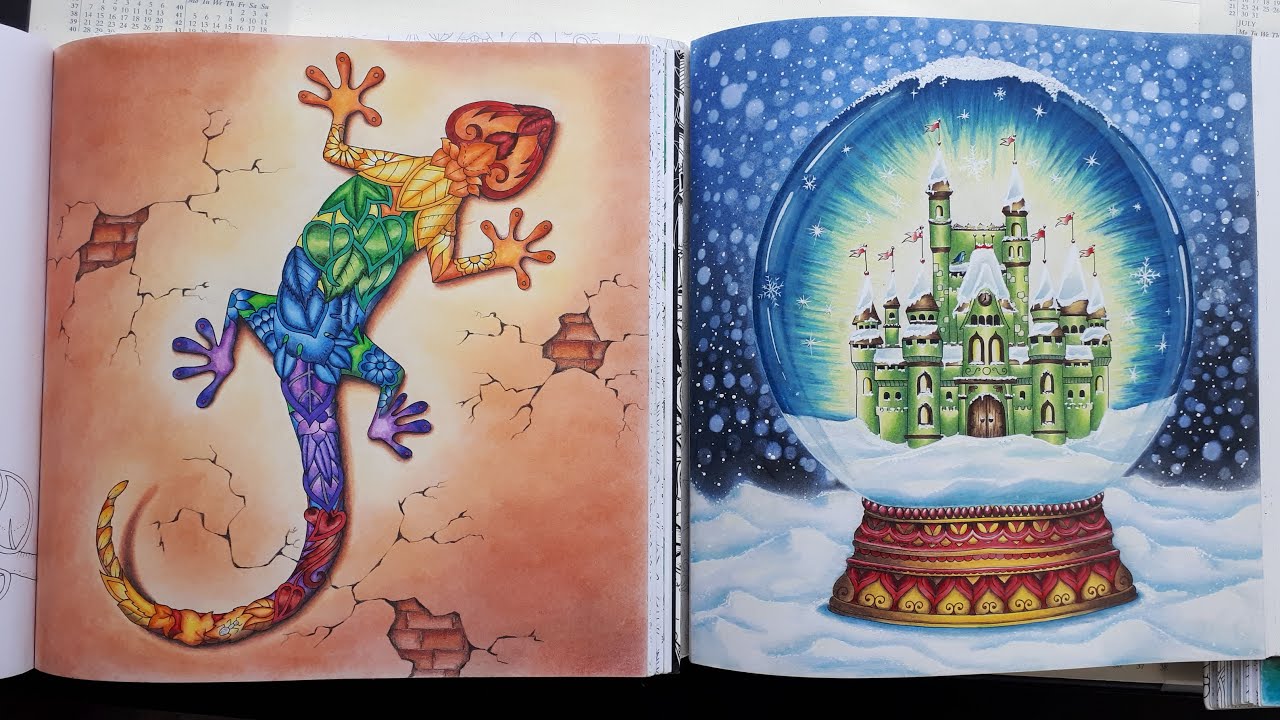 Mes coloriages terminés 2019 My Finished pages  - Johanna Basford FAN