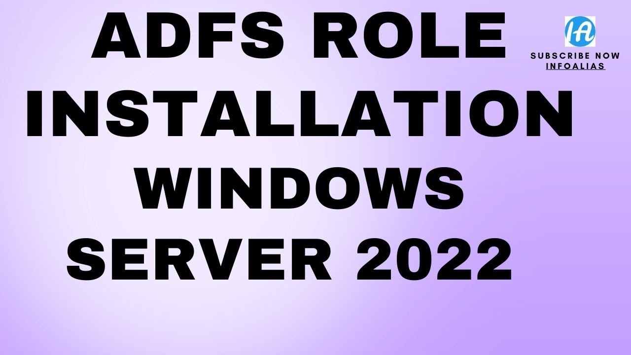 ADFS Windows Server 2022