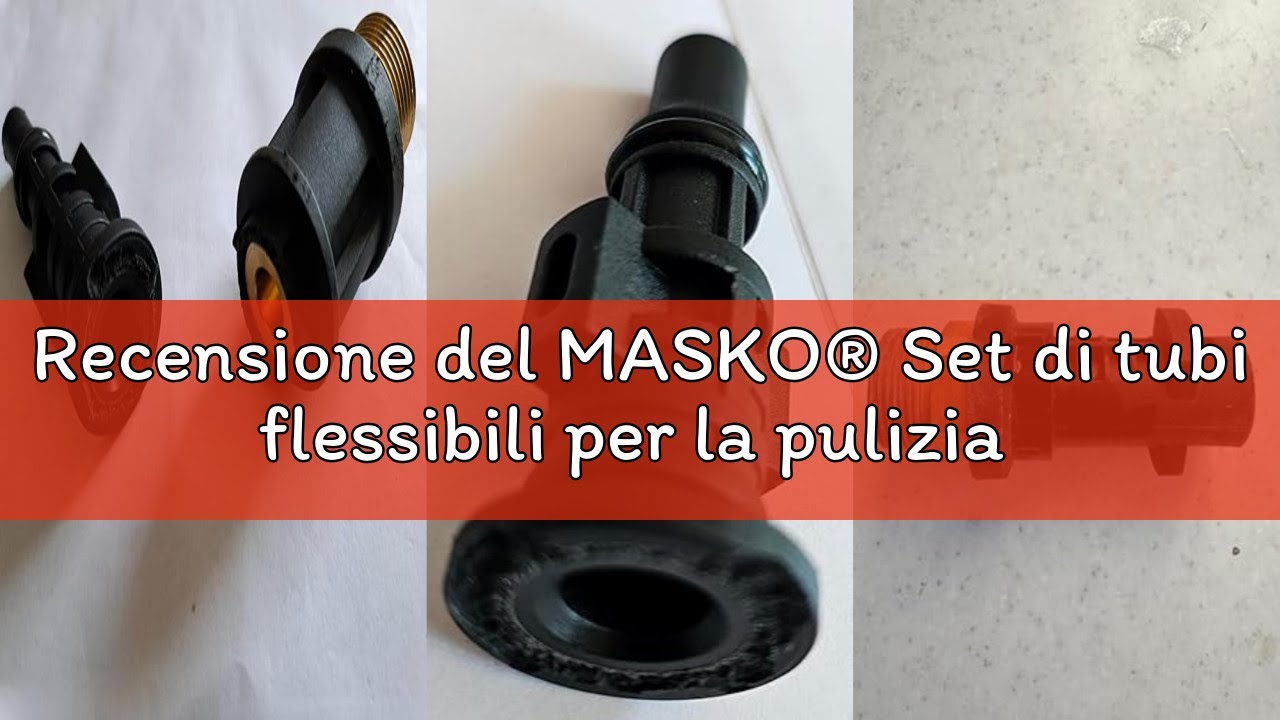Recensione del MASKO® Set di tubi flessibili per la pulizia dello scarico, 30 m, 200 bar, con custod