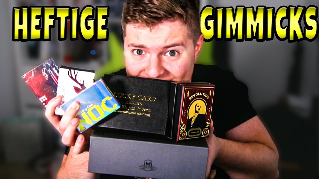Meine neuesten GIMMICKS und DECKS - Unboxing Haul oder wie das heißt keine Ahnung