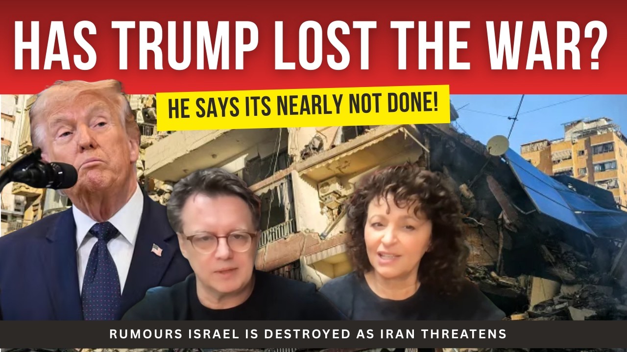 Has TRUMP lost The WAR? He Says Its Nearly NOT Done! Rumours ISRAEL is DESTROYED as IRAN Threatens