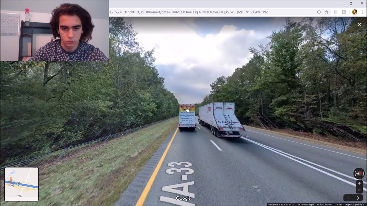 Traveling Across America on Google Street View