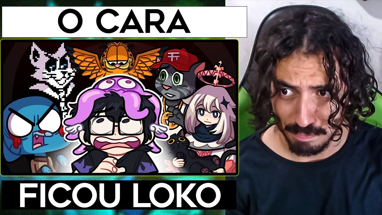 baixei jogos ESTRANHOS de gatos FAMOSOS num site suspeito - SAIKO  | Leozin React