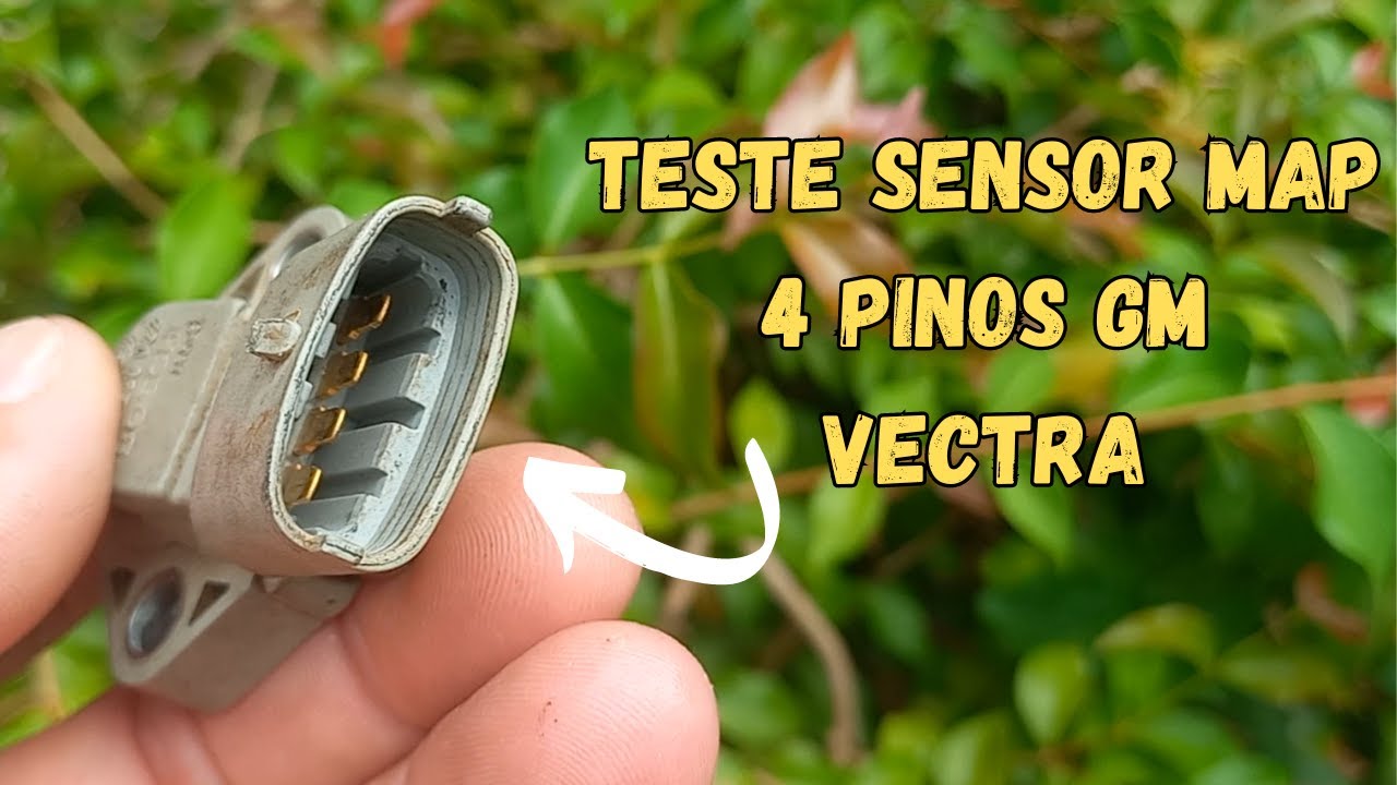 TESTE SENSOR MAP  4 pinos GM VECTRA pressão positiva e negativa com multímetro.