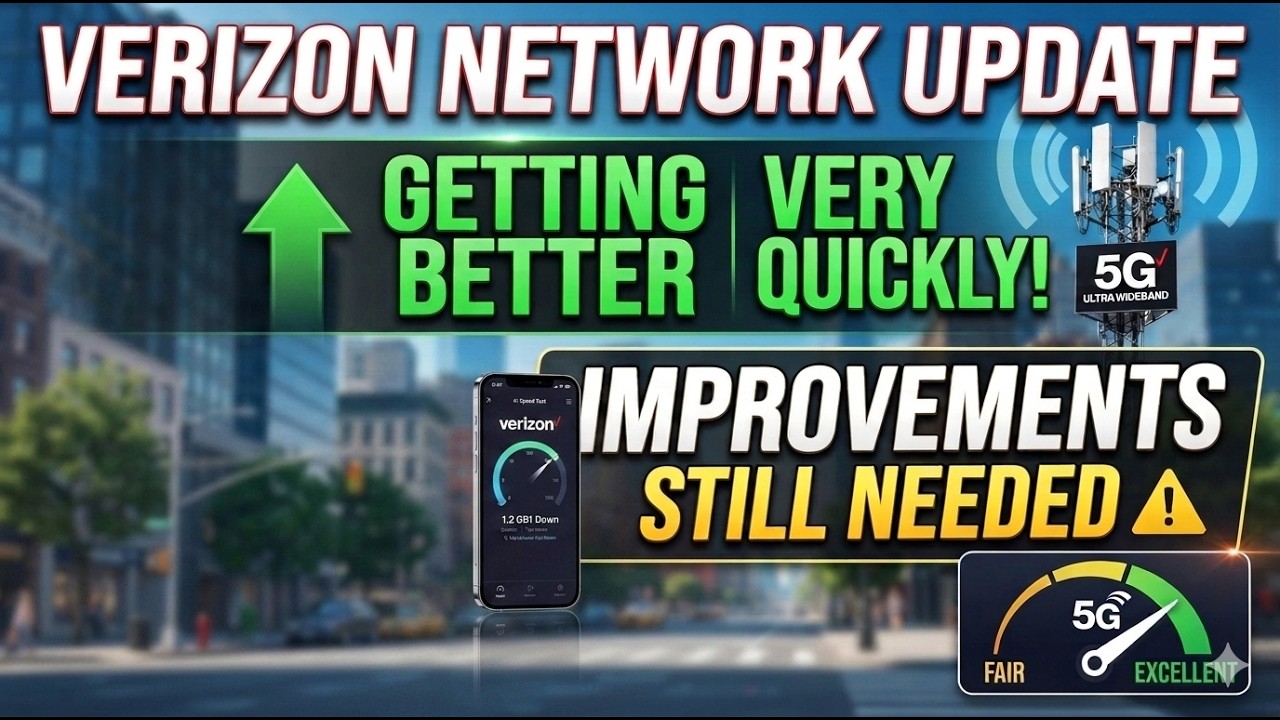 Обновление сети Verizon: становится лучше очень быстро, но улучшения все еще необходимы